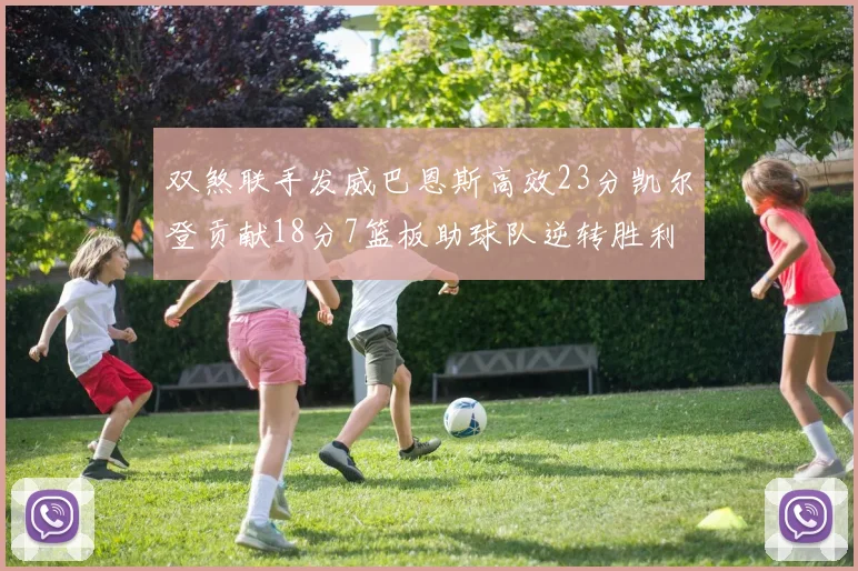 双煞联手发威巴恩斯高效23分凯尔登贡献18分7篮板助球队逆转胜利